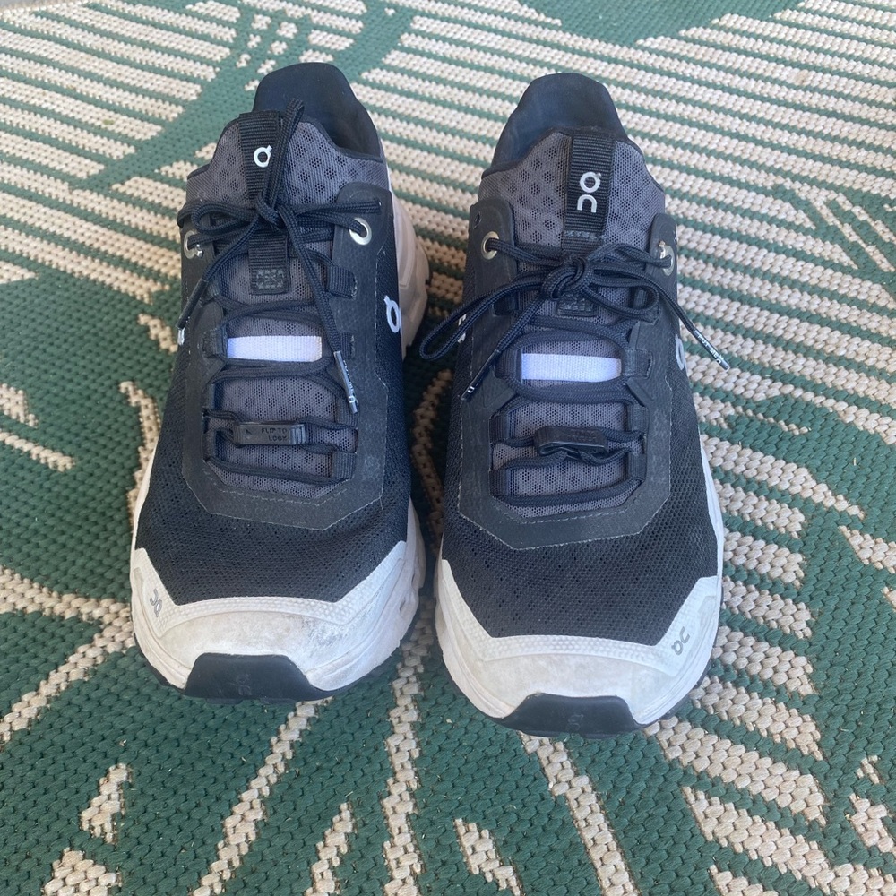 ON Running Black and Gray Athletic Shoes